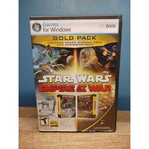 Star Wars: Empire at War  Gold Pack PC‎ DVD-ROM Windows LucasArts NO MANUAL